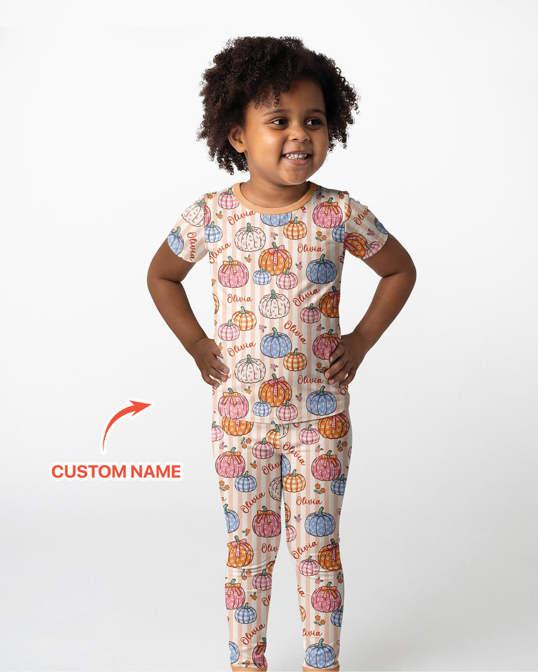 Zweiteiliges, kurzärmliges Pyjama-Set mit Marienkäfern