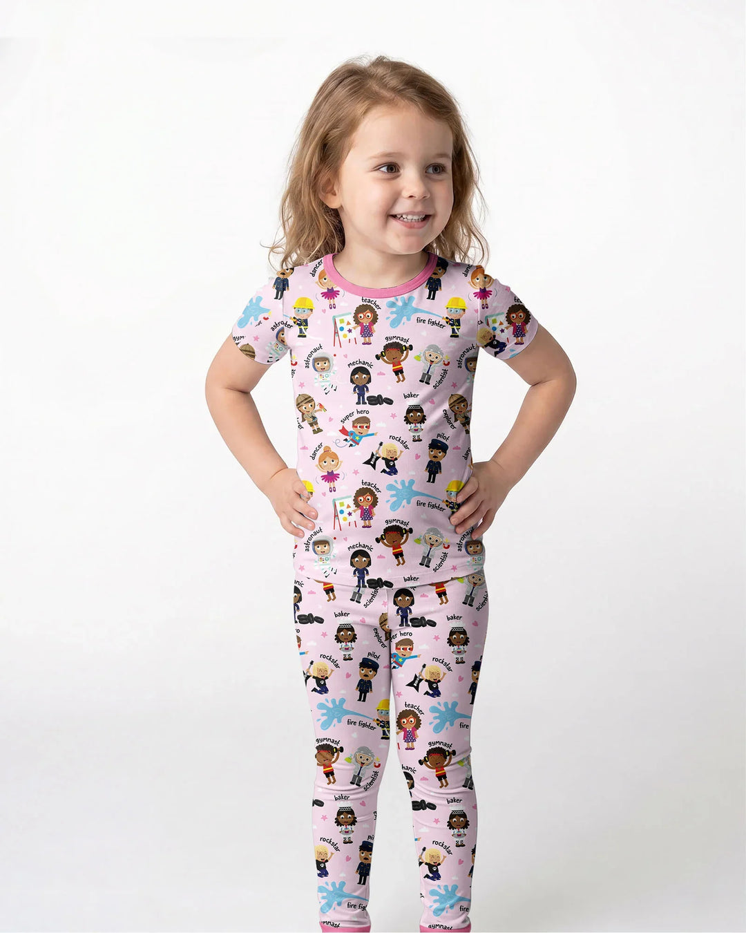 Zweiteiliges, kurzärmliges Pyjama-Set mit Marienkäfern