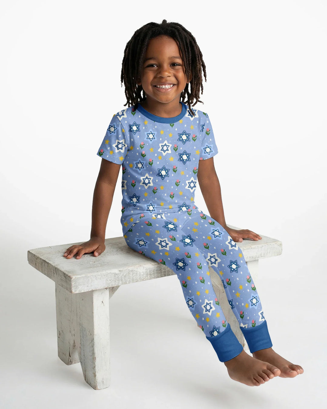 Zweiteiliges, kurzärmliges Pyjama-Set mit Marienkäfern