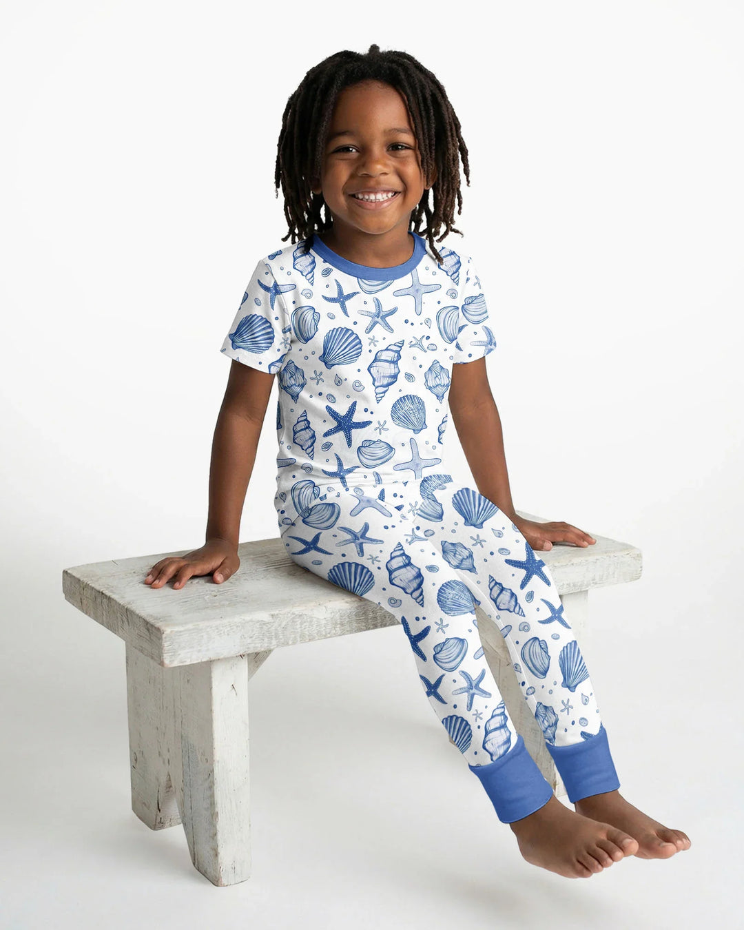 Zweiteiliges, kurzärmliges Pyjama-Set mit Marienkäfern