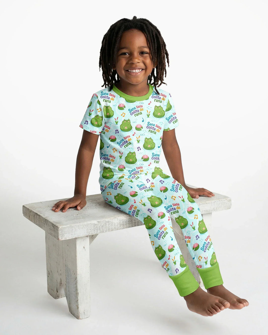 Zweiteiliges, kurzärmliges Pyjama-Set mit Marienkäfern