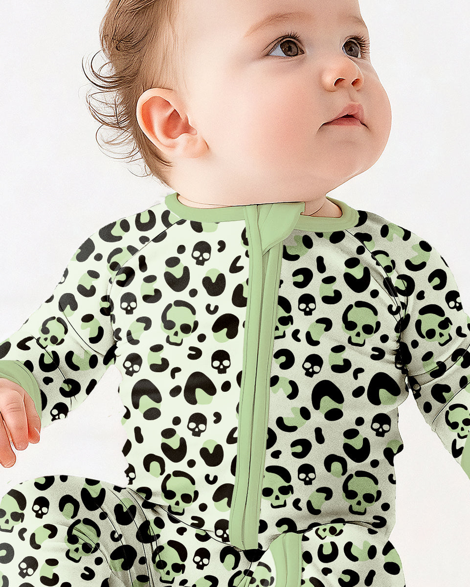 Leopard Skull Bamboo Convertible Zippy