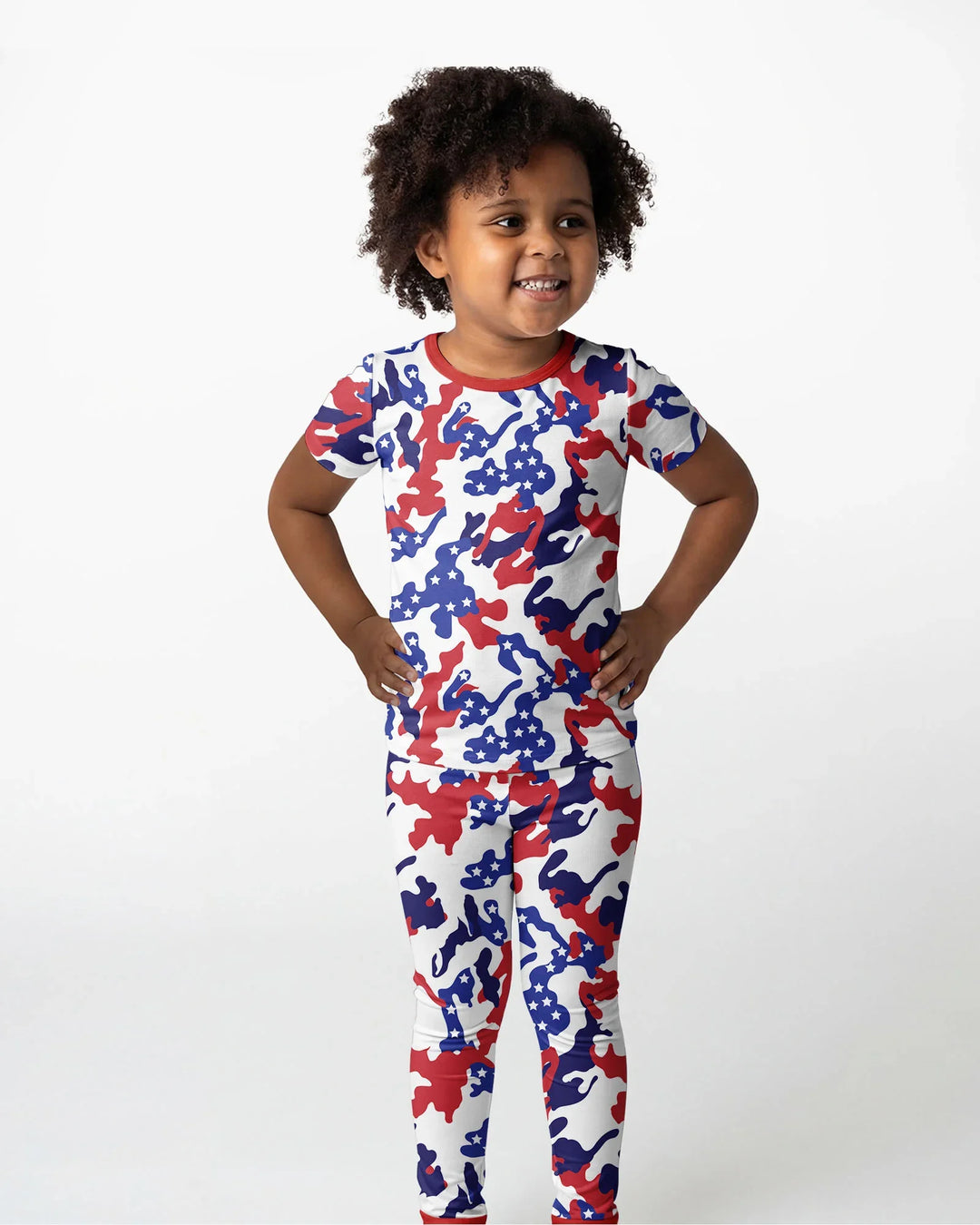 Zweiteiliges, kurzärmliges Pyjama-Set mit Marienkäfern