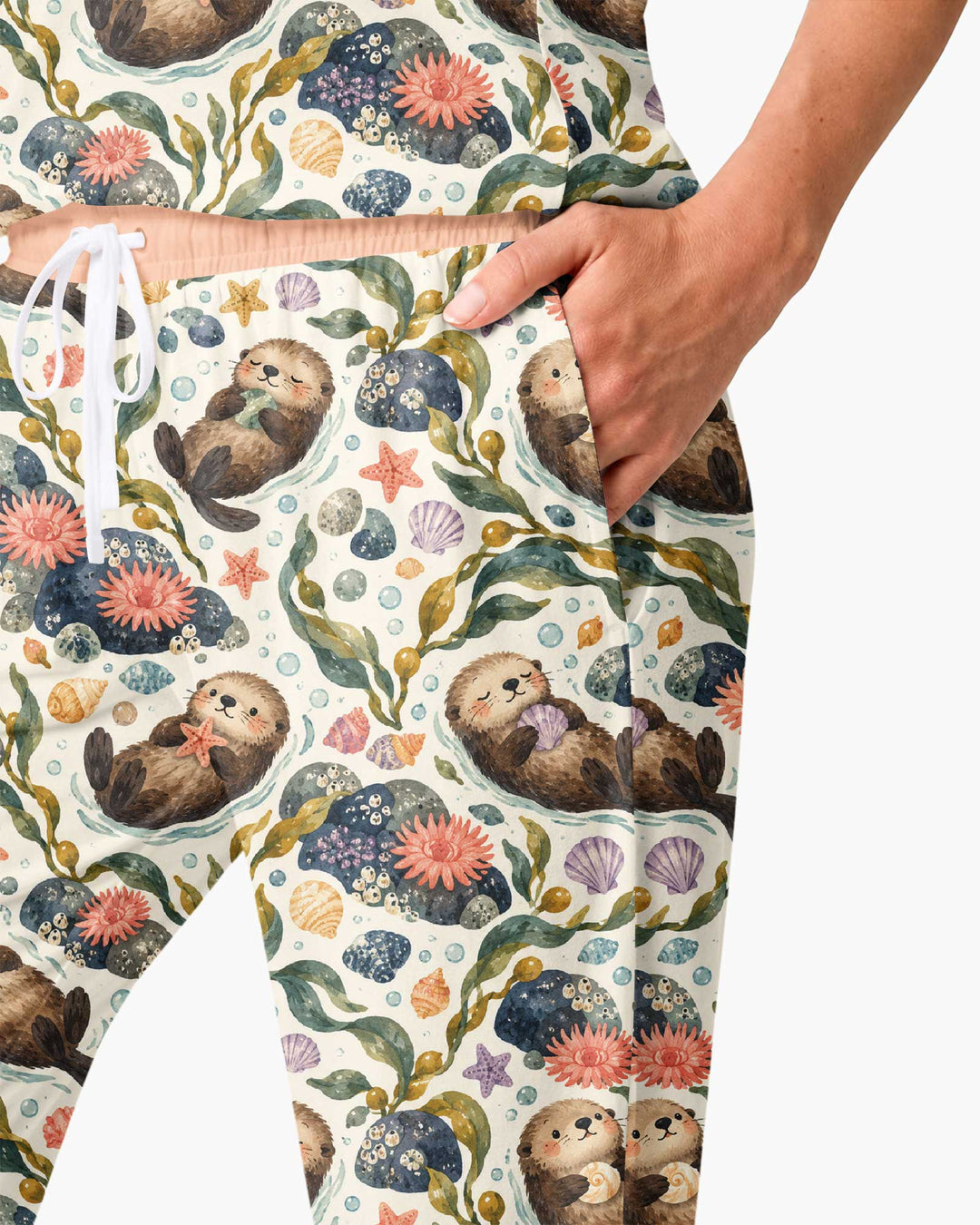 Otterly Dreamy Bamboo Women Pajama Set