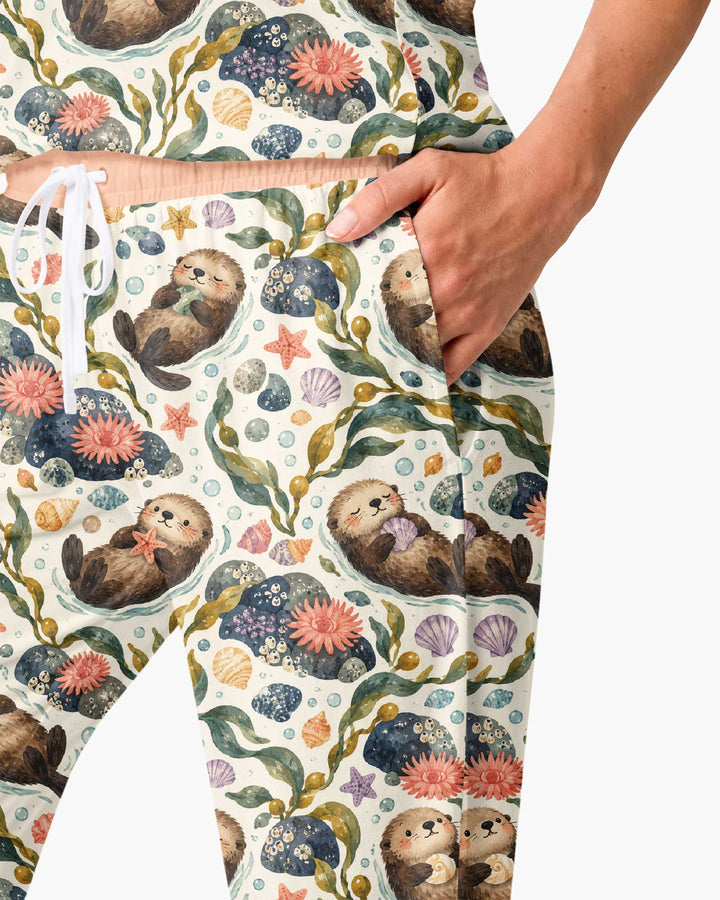 Otterly Dreamy Bamboo Women Pajama Set