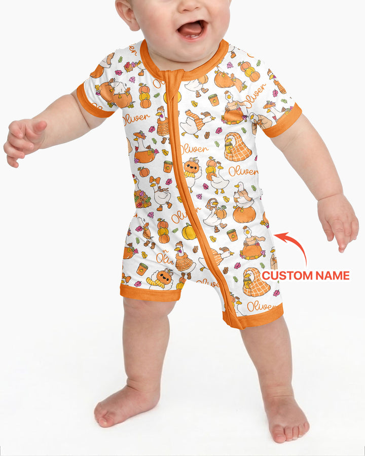 Fall Silly Goose Bamboo Shorty Zippy