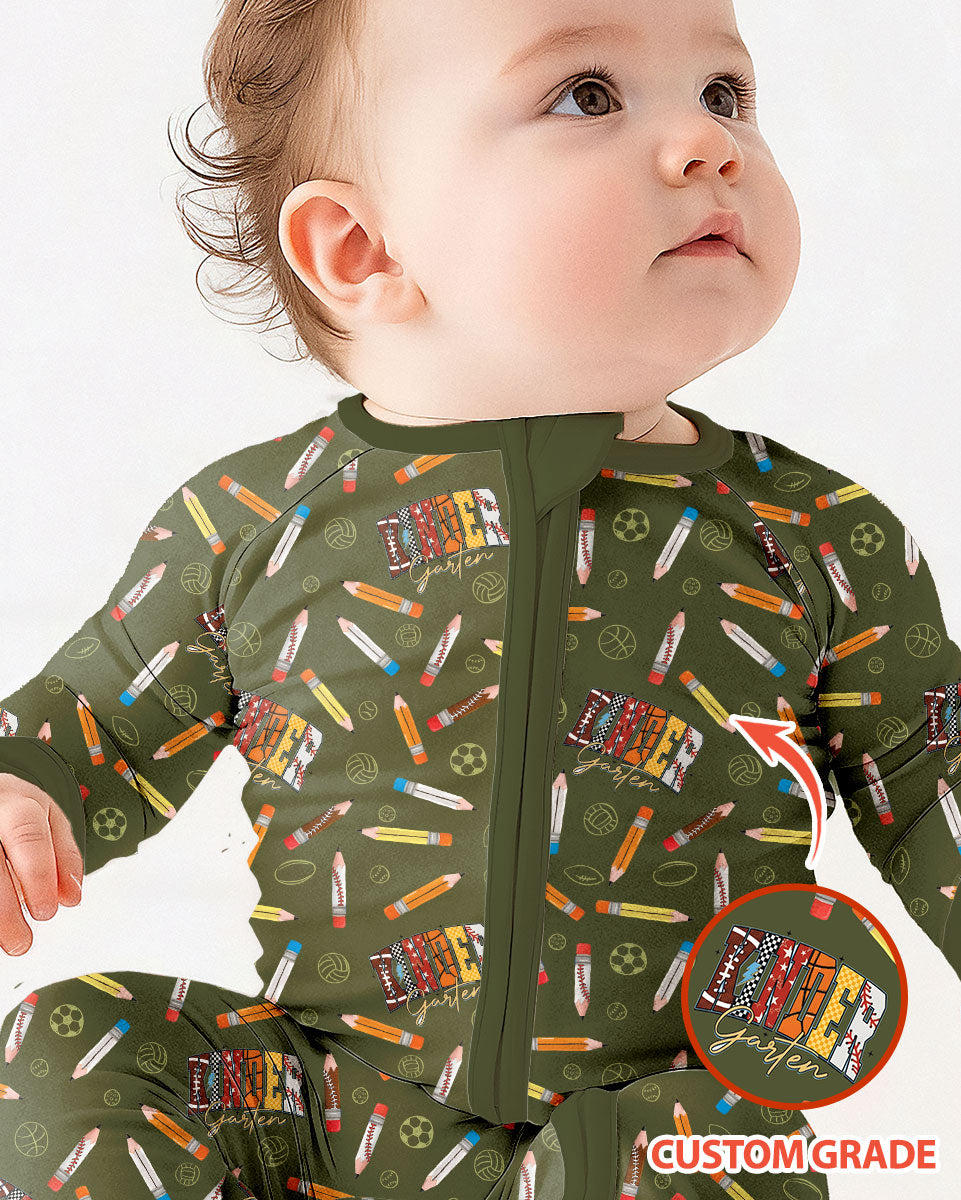 Gerippte Babykleidung mit individuellem Foto - Weich &amp; Skizzenhaft