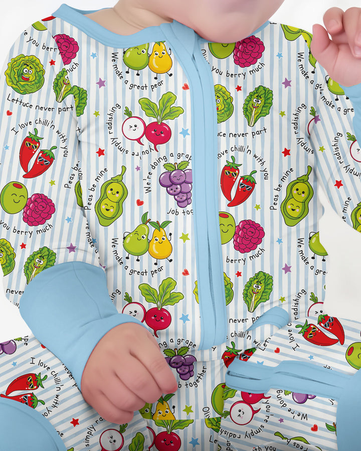 Fruits And Vegetables Love Puns Bamboo Convertible Zippy
