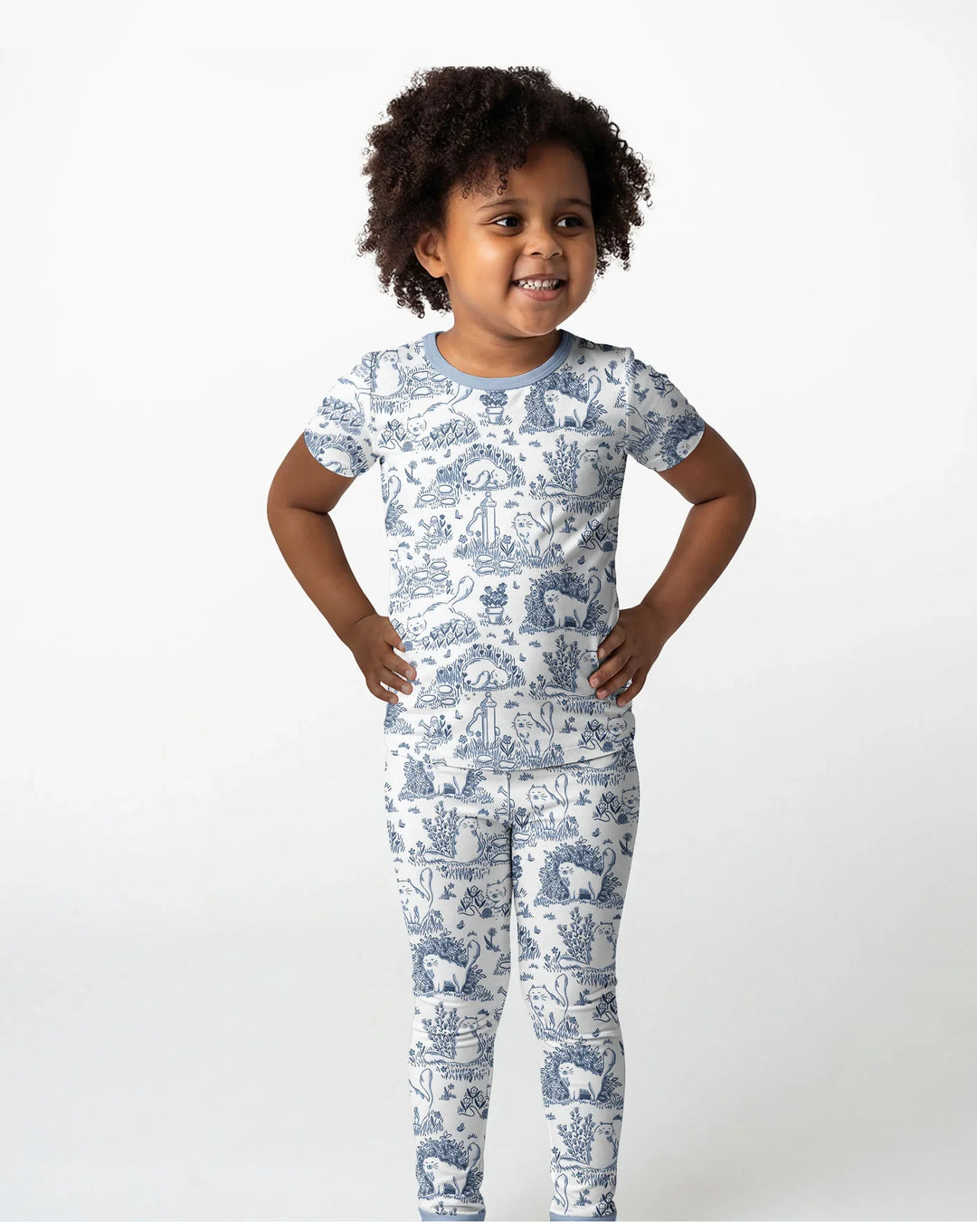 Zweiteiliges, kurzärmliges Pyjama-Set mit Marienkäfern
