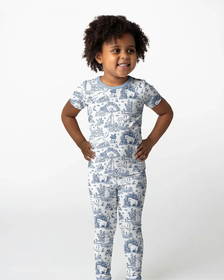 Zweiteiliges, kurzärmliges Pyjama-Set mit Marienkäfern