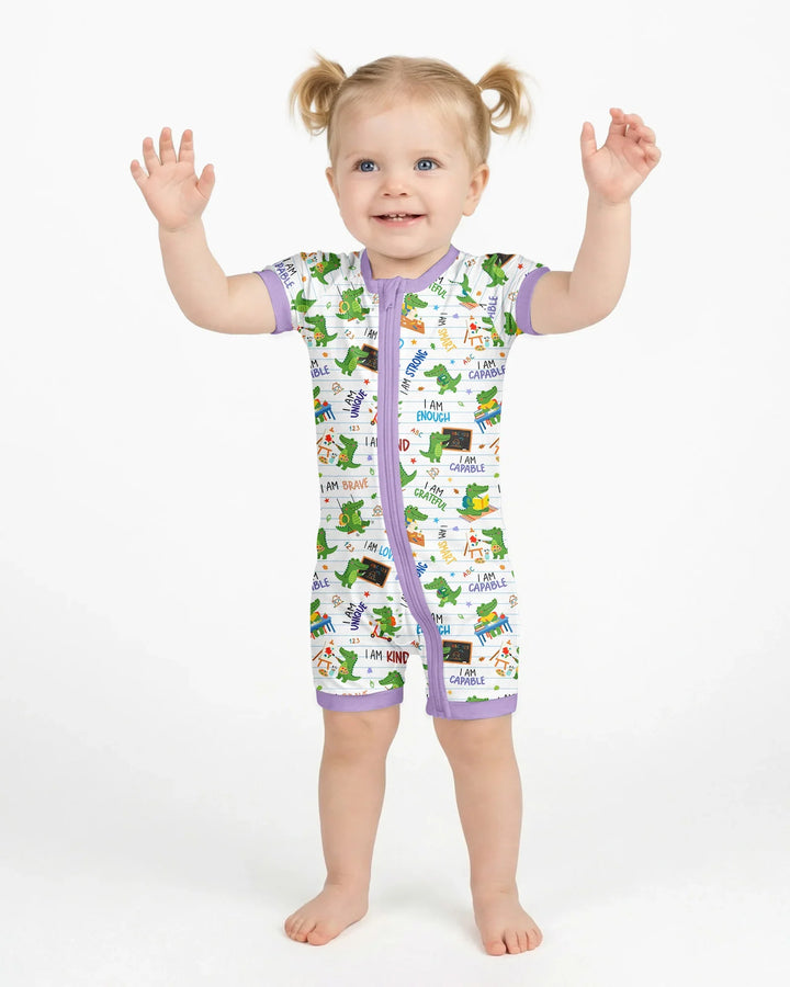Brave Gator Days Bamboo Shorty Zippy