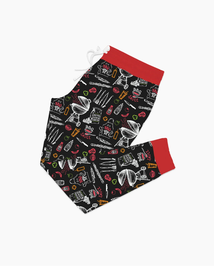 Gartengrillparty Familien-Partnerlook Bambus Damen Schlafanzug Set
