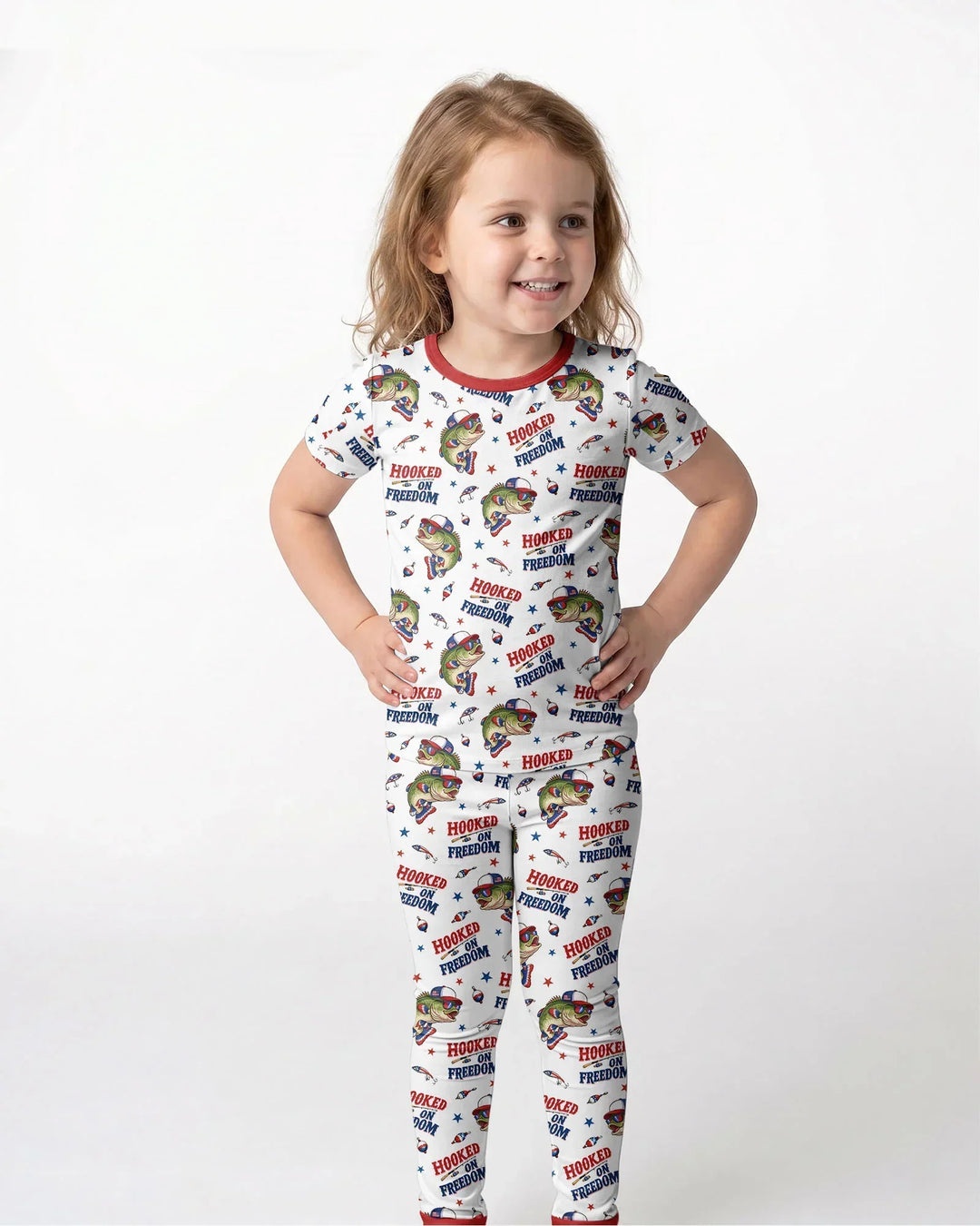 Zweiteiliges, kurzärmliges Pyjama-Set mit Marienkäfern