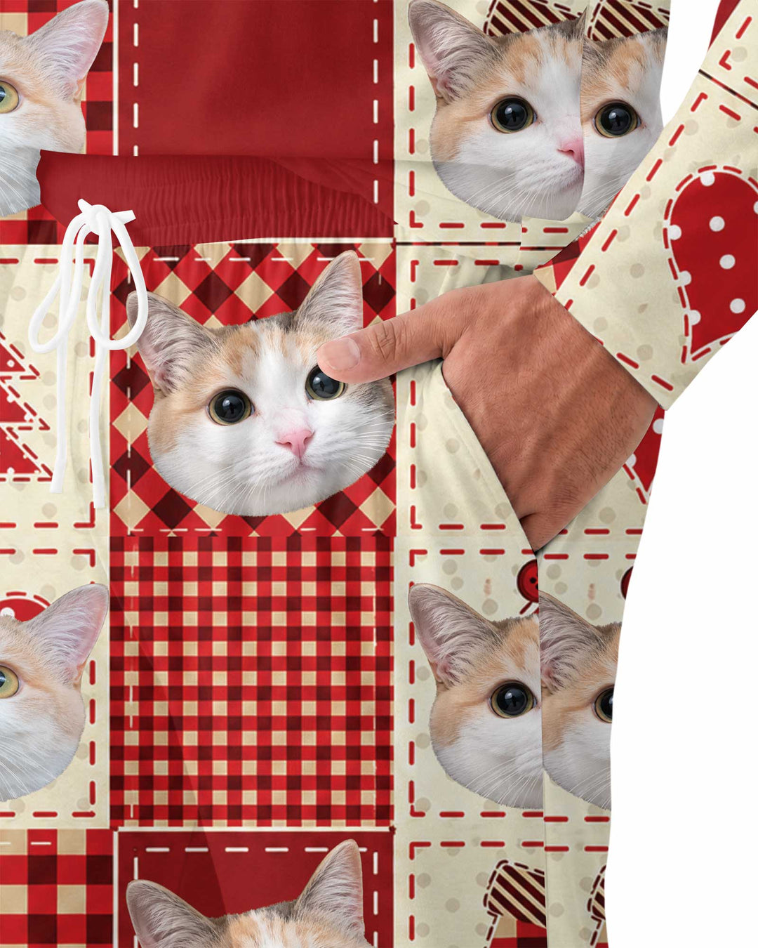 Christmas Ugly Pet Bamboo Men's Pajama Set