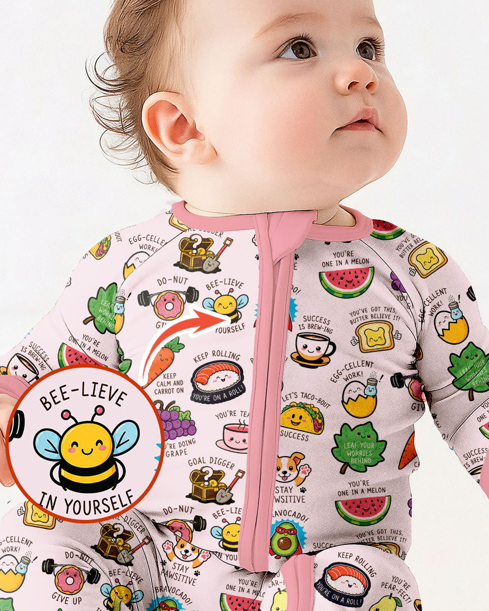 Cute Motivational Puns Bamboo Convertible Zippy