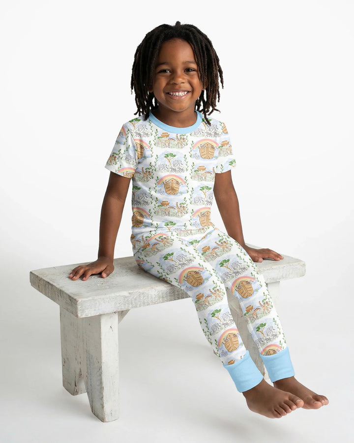 Zweiteiliges, kurzärmliges Pyjama-Set mit Marienkäfern