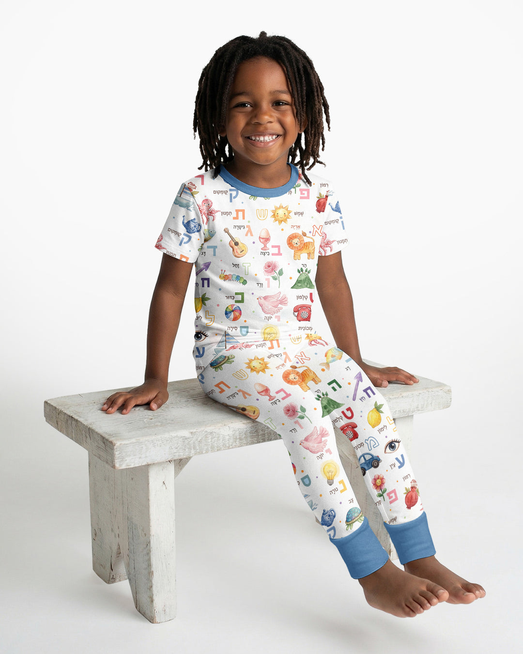 Zweiteiliges, kurzärmliges Pyjama-Set mit Marienkäfern