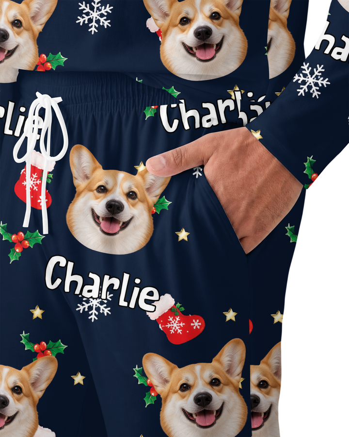 My Furry Christmas Bamboo Men's Pajama Set