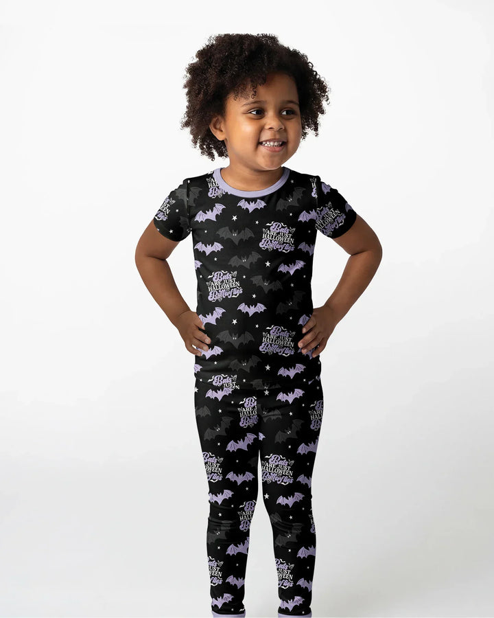 Zweiteiliges, kurzärmliges Pyjama-Set mit Marienkäfern