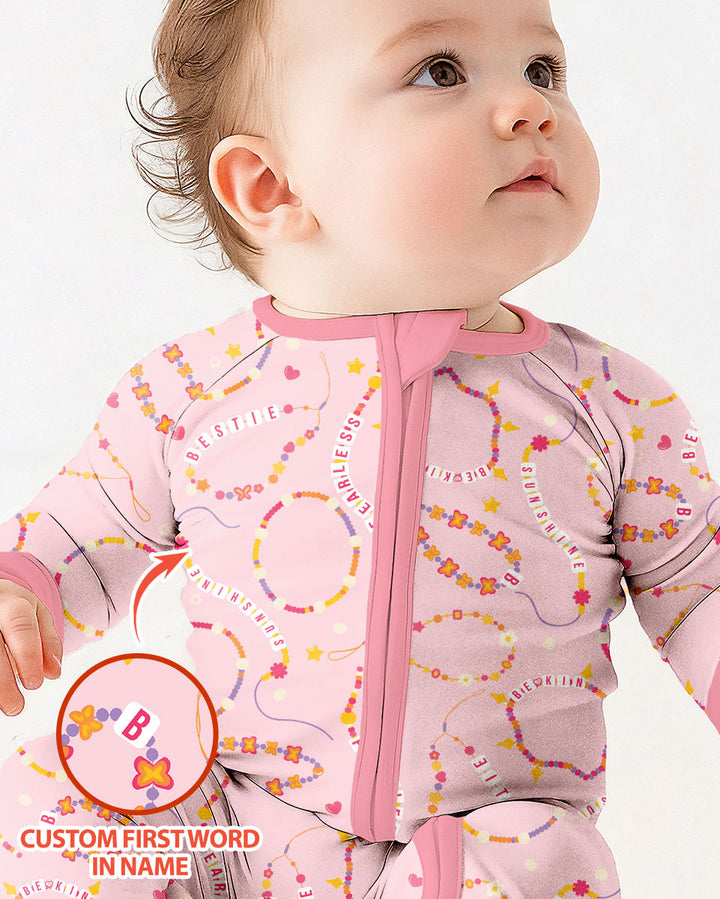 Gerippte Babykleidung mit individuellem Foto - Weich &amp; Skizzenhaft