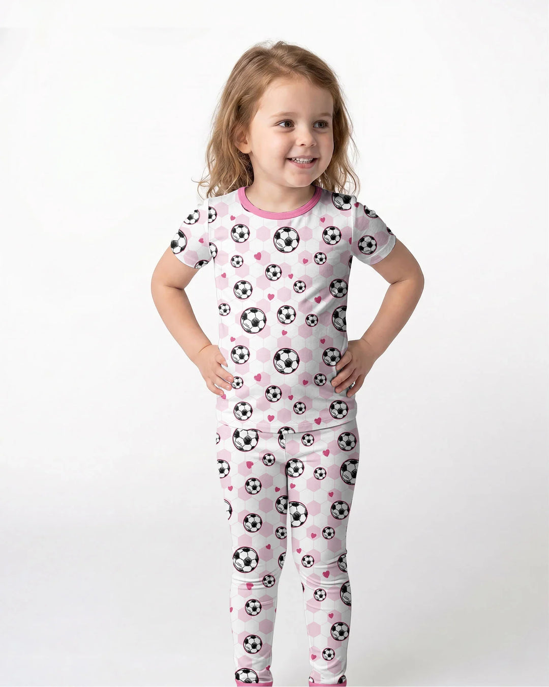 Zweiteiliges, kurzärmliges Pyjama-Set mit Marienkäfern