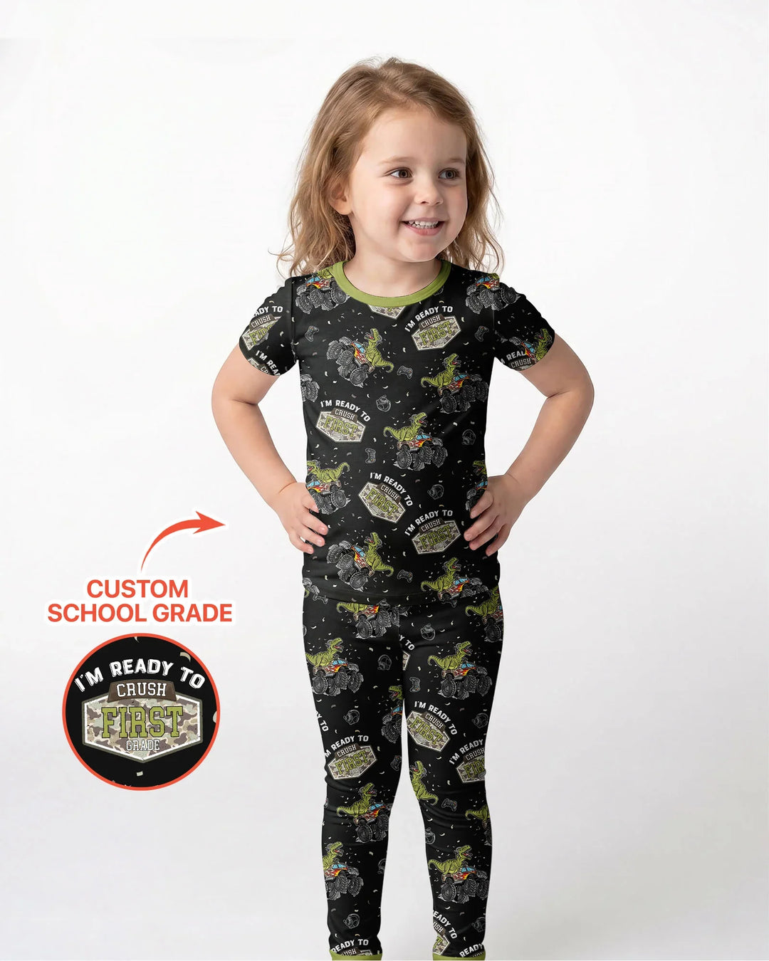 Zweiteiliges, kurzärmliges Pyjama-Set mit Marienkäfern