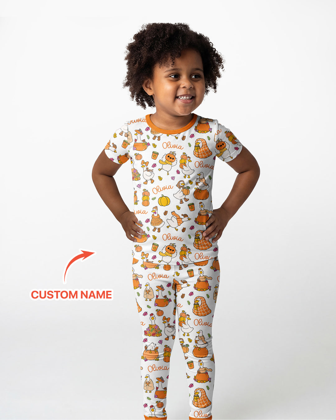 Zweiteiliges, kurzärmliges Pyjama-Set mit Marienkäfern