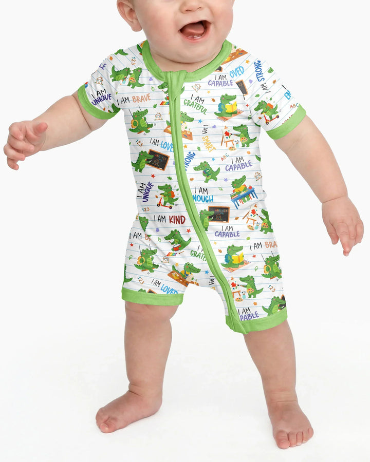 Brave Gator Days Bamboo Shorty Zippy