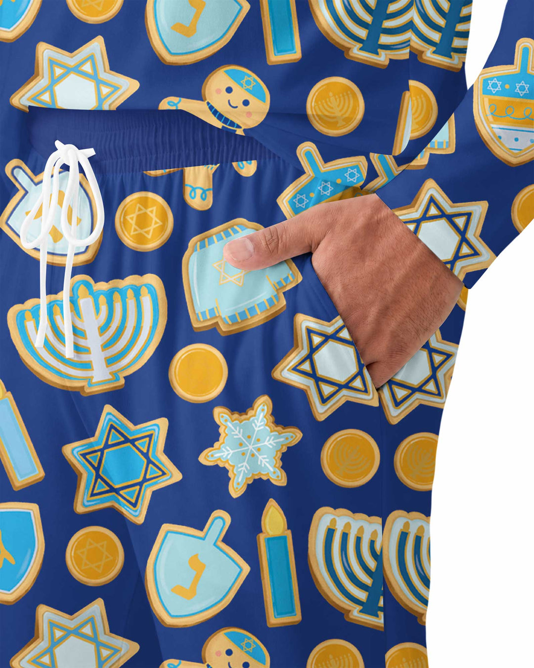Hanukkah Cookies Bamboo Men's Pajama Set