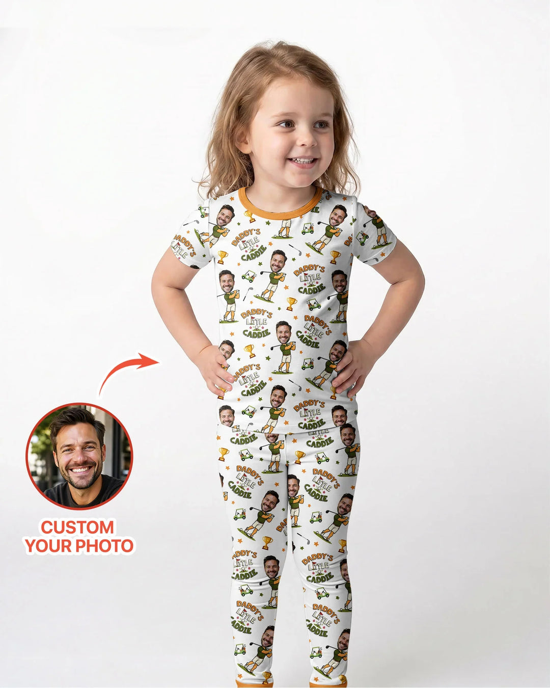 Zweiteiliges, kurzärmliges Pyjama-Set mit Marienkäfern