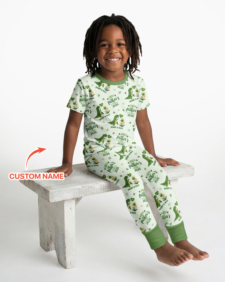 Zweiteiliges, kurzärmliges Pyjama-Set mit Marienkäfern