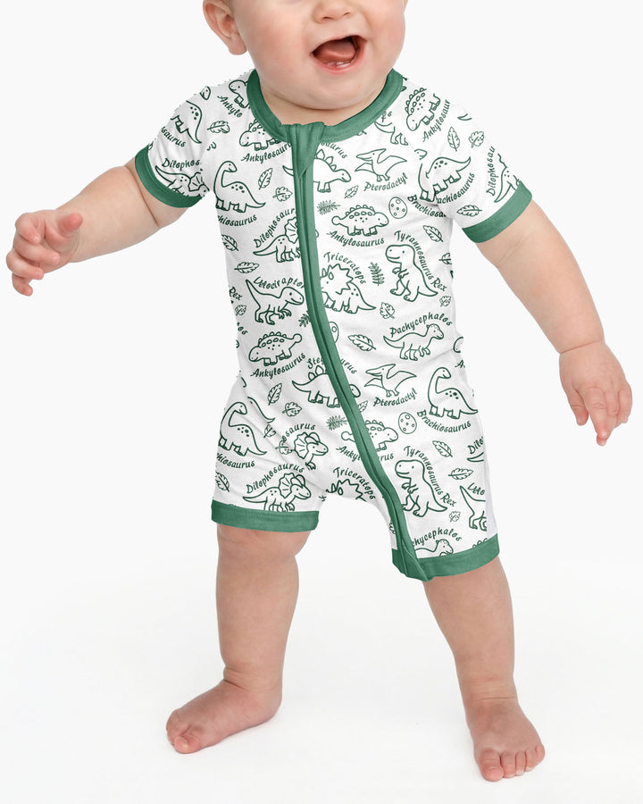 Dinosaur Park Bamboo Shorty Zippy