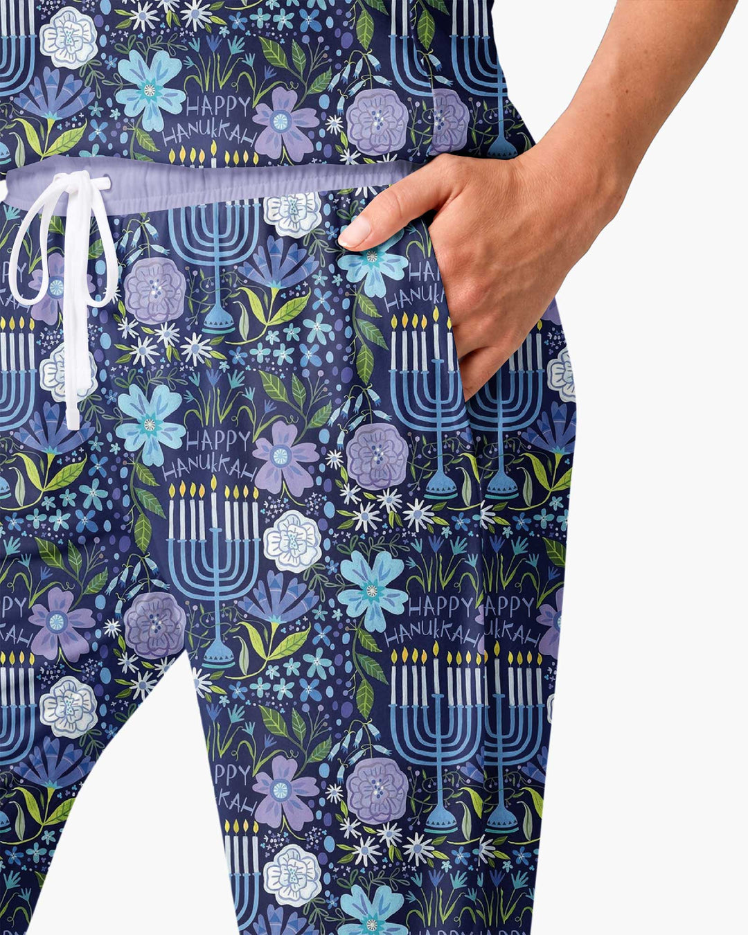 Hanukkah Me and Mom Matching Bamboo Women Pajama Set