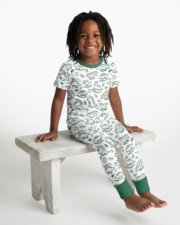 Zweiteiliges, kurzärmliges Pyjama-Set mit Marienkäfern
