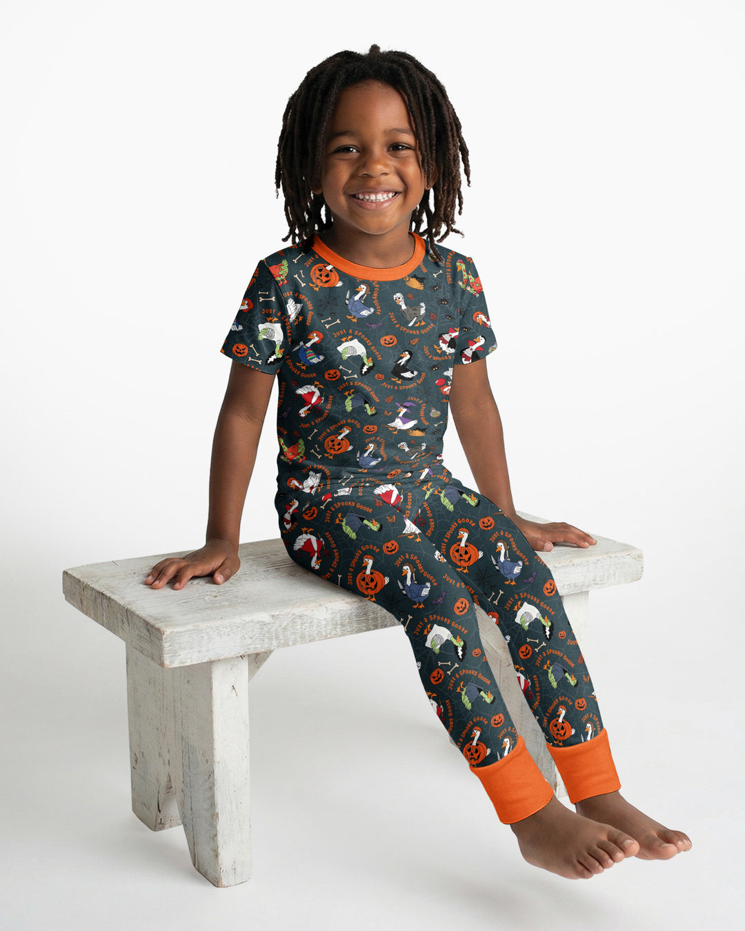 Zweiteiliges, kurzärmliges Pyjama-Set mit Marienkäfern