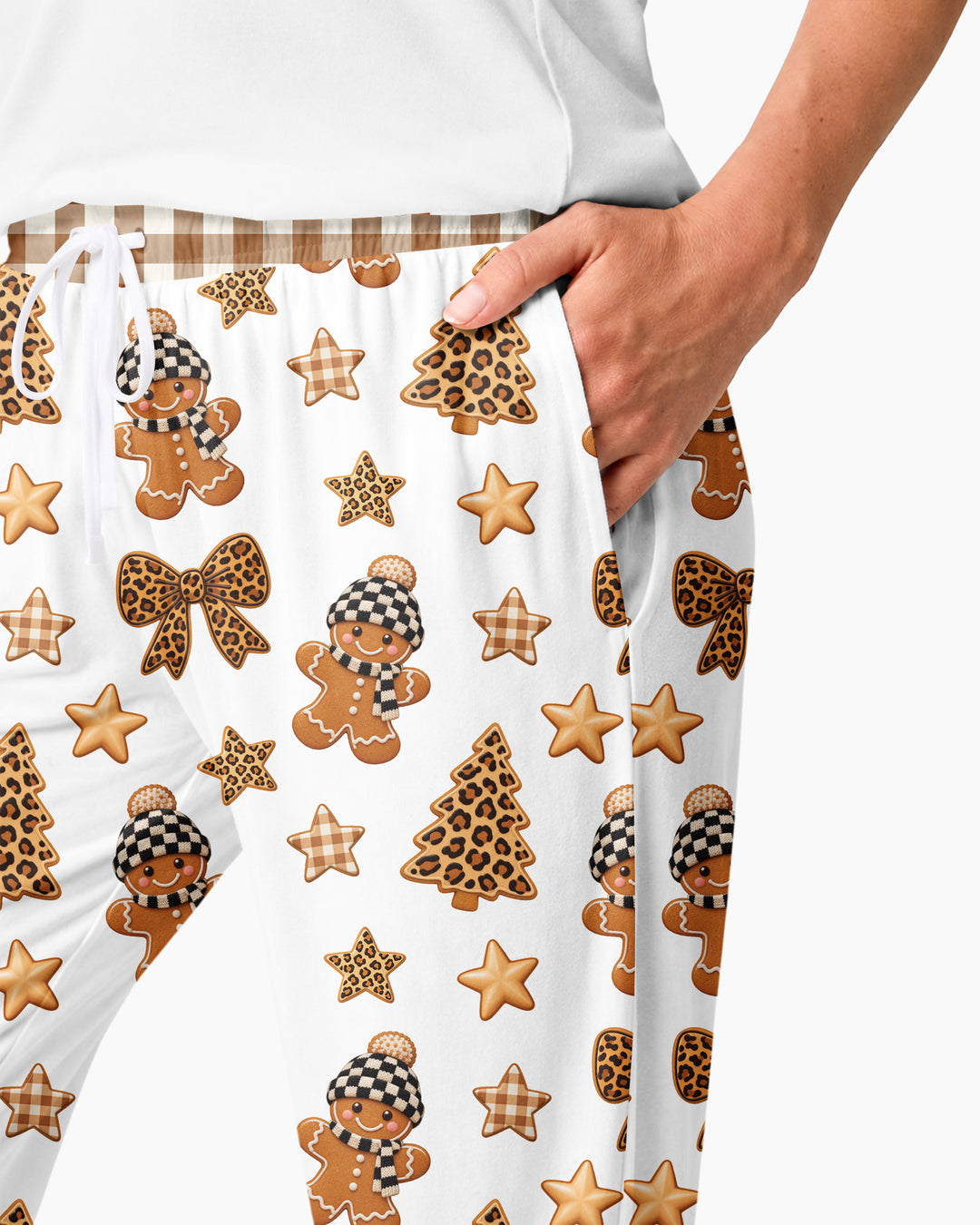 Leopard Christmas Magic Bamboo Women Pajama Set