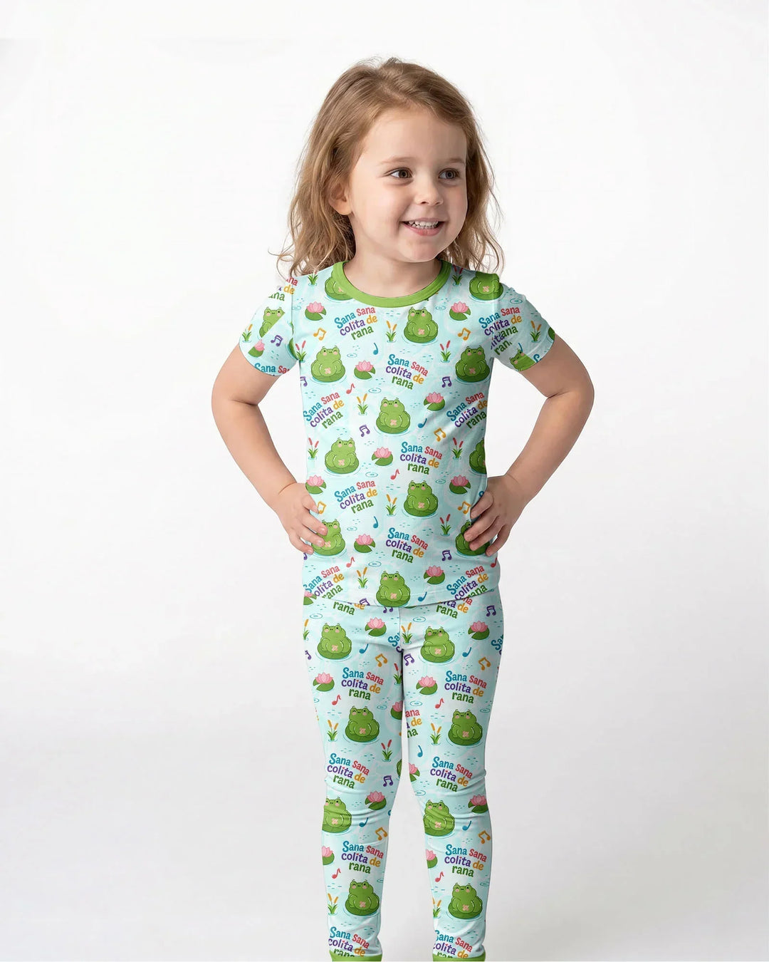 Zweiteiliges, kurzärmliges Pyjama-Set mit Marienkäfern