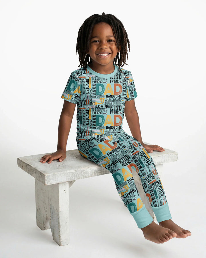 Zweiteiliges, kurzärmliges Pyjama-Set mit Marienkäfern