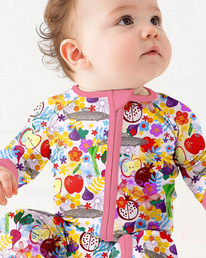 Gerippte Babykleidung mit individuellem Foto - Weich &amp; Skizzenhaft