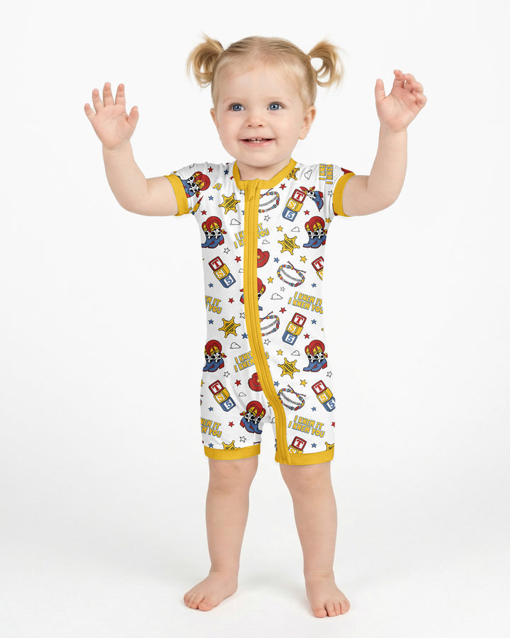 Little Cowgirl Bamboo Shorty Zippy