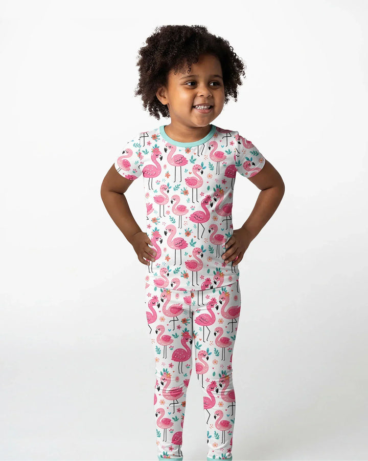 Zweiteiliges, kurzärmliges Pyjama-Set mit Marienkäfern