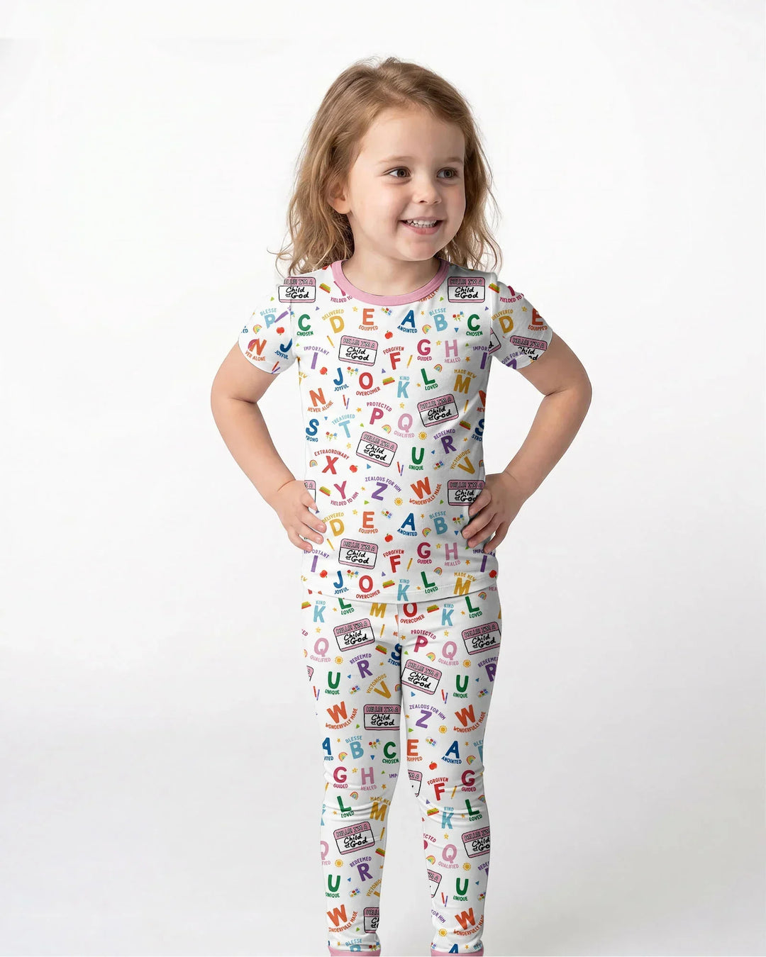 Zweiteiliges, kurzärmliges Pyjama-Set mit Marienkäfern