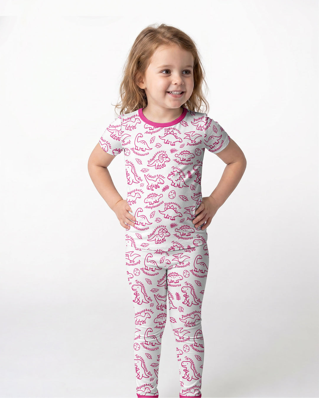 Zweiteiliges, kurzärmliges Pyjama-Set mit Marienkäfern