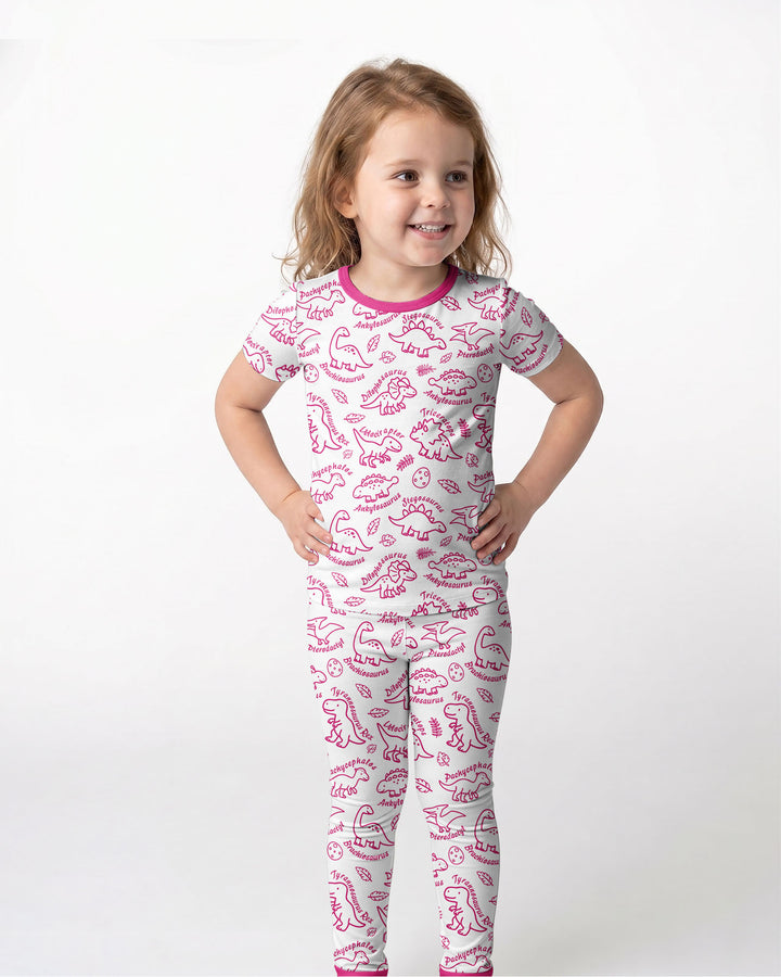 Zweiteiliges, kurzärmliges Pyjama-Set mit Marienkäfern