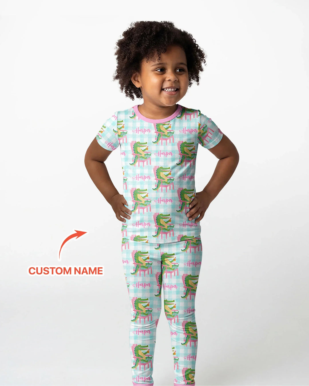 Zweiteiliges, kurzärmliges Pyjama-Set mit Marienkäfern