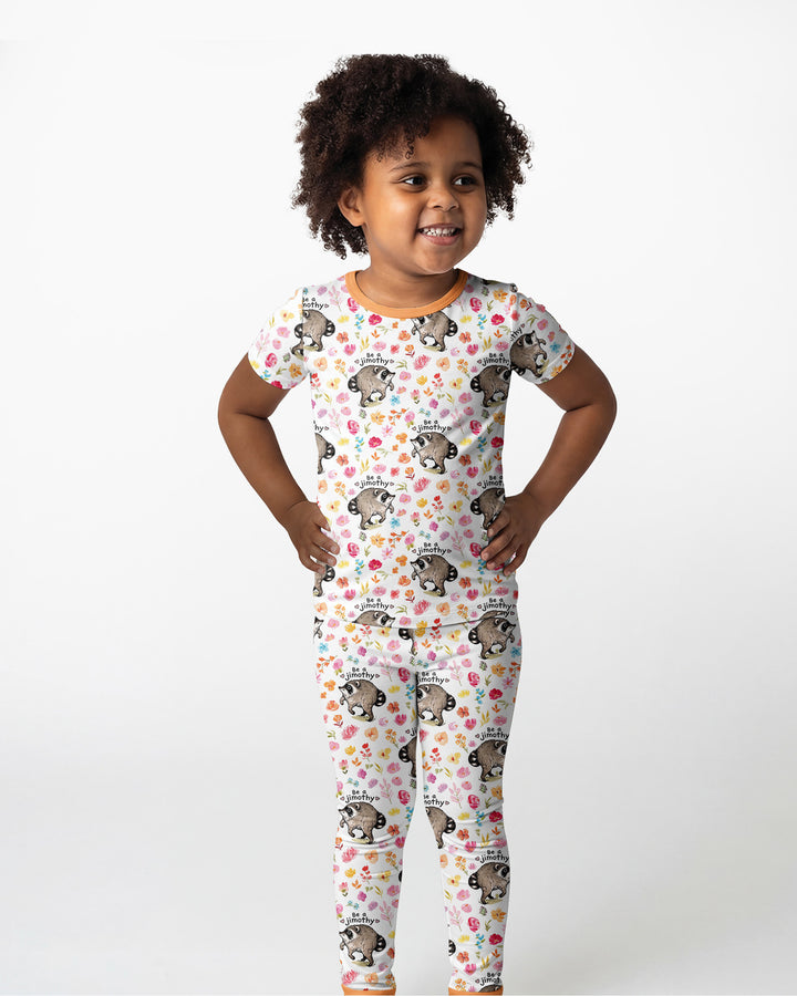 Be A Jimothy Family Matching Bamboo Two Piece Short Sleeve Pajama Set