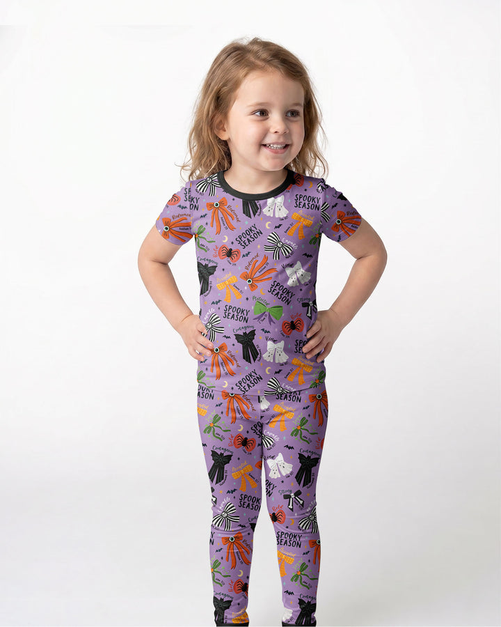 Zweiteiliges, kurzärmliges Pyjama-Set mit Marienkäfern