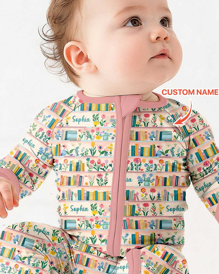 Personalized Book Lover Bamboo Convertible Zippy