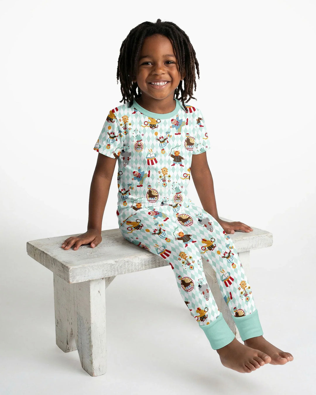 Zweiteiliges, kurzärmliges Pyjama-Set mit Marienkäfern