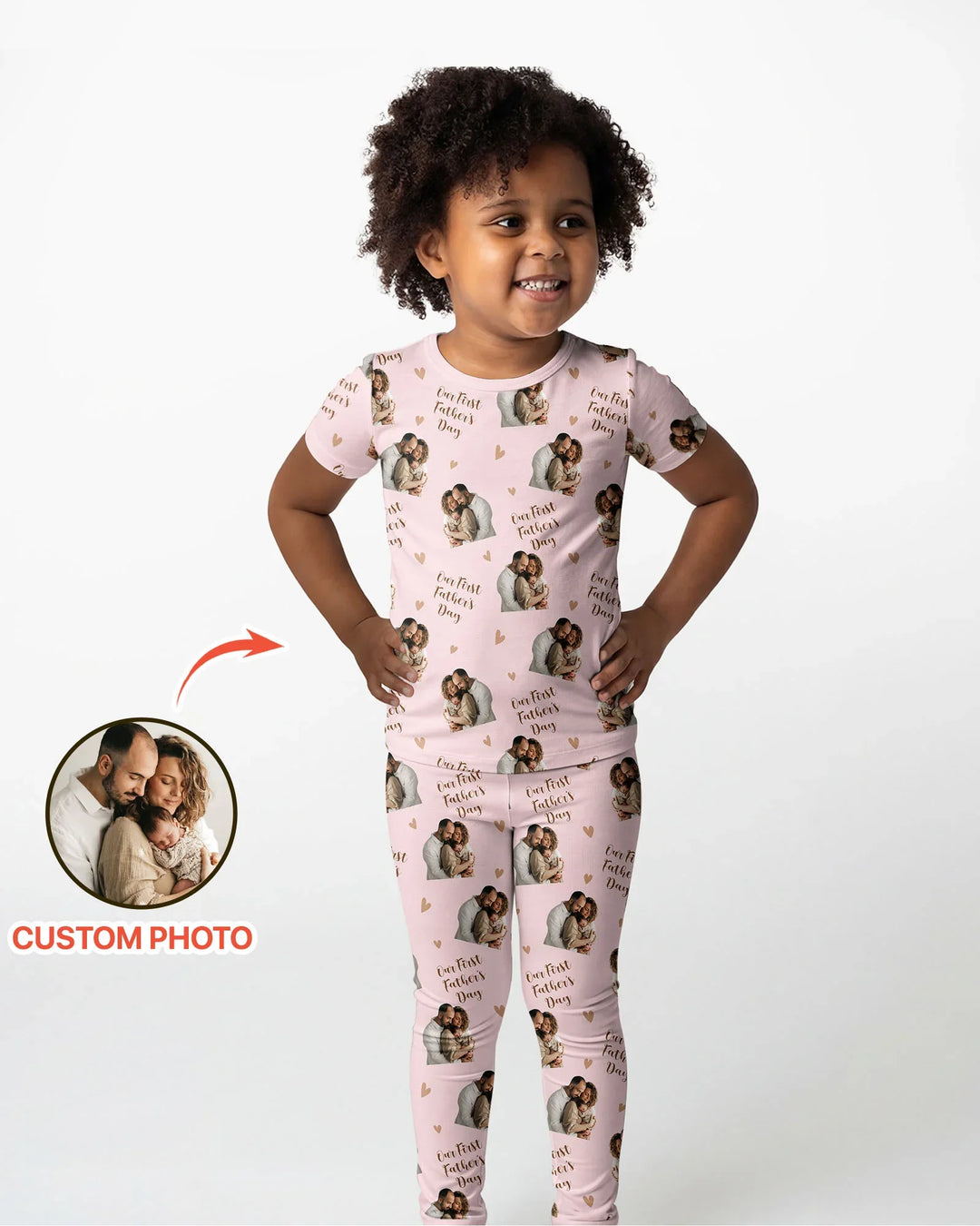 Zweiteiliges, kurzärmliges Pyjama-Set mit Marienkäfern